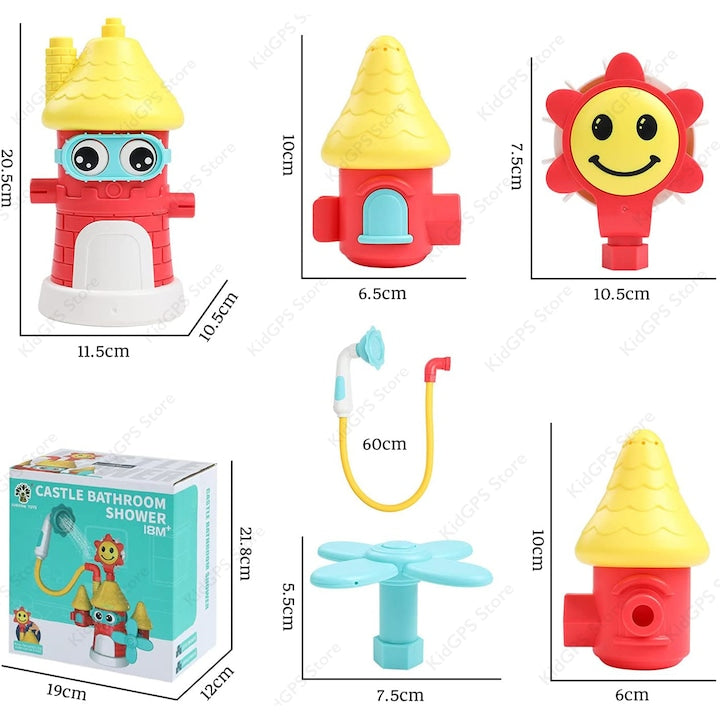 Jucarie de baie Kidprotect Castle Bath 6006 Jucarie de baie Kidprotect Castle Bath 6006